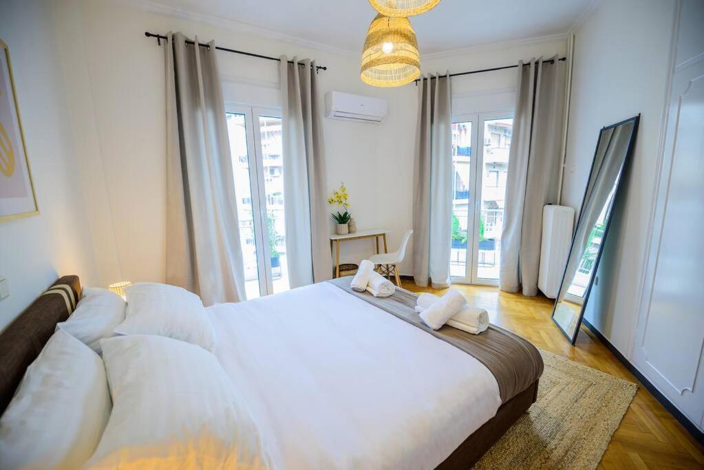 Boho Luxury 2 Bedroom Apartment, Acropolis Museum View Athena Bagian luar foto